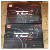 NEW Wilson TC2 Tour golf balls with Stag logo