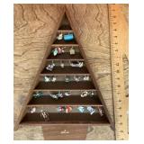 Hallmark Christmas tree display w/mini ornaments