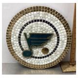 St Louis Blues mosaic wall decor