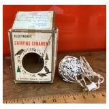 Electronic chirping ornament --works