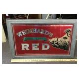 Weinhardï¿½s Red beer mirror