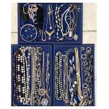 Costume jewelry necklaces