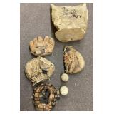 Baseball gloves, catcher