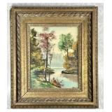 Original oil painting on canvas 13.5 x 15.5