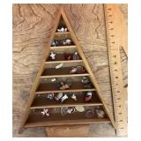 Hallmark Christmas tree display w/mini ornaments