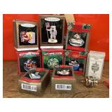 9 Hallmark Christmas ornaments