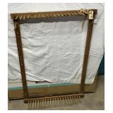 Vintage wooden loom