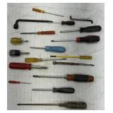 Assorted screwdrivers