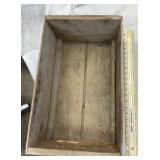 Vintage wooden crate