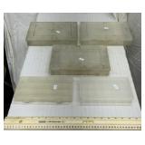 Plastic storage organizer containers