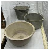 Pail, pot, and dishpan