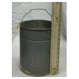 Galvanized bucket