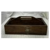 Vintage wooden caddy