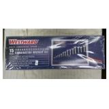 Westward 15pc metric combination wrench set