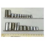 USA 1/2" drive Bonney and Thorsen sockets