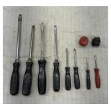 Snap-on USA 10 flathead & phillips screwdrivers