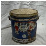 Vintage Lard bucket with lid