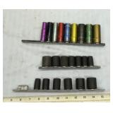 Pittsburgh metric and standard 3/8 drive sockets