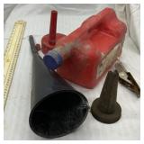 Vintage oil related items