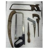 6 hand saws