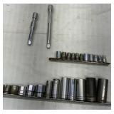 New Britain 1/4 & 3/8 drive sockets,extensions