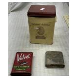Vintage tobacco tins