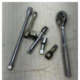 Proto 1/2" ratchet, extensions, & adapter