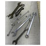 12 Bonney SAE wrenches
