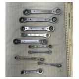 Mac USA 10 SAE offset ratchet wrenches