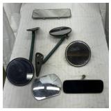 6 assorted car mirrors