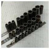 Proto USA 1/2" drive impact socket sets