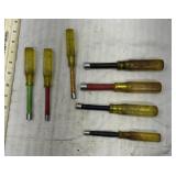 7 Snap-on USA nut drivers