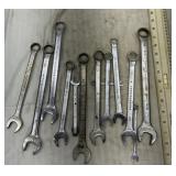 13 Proto combination wrenches