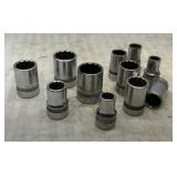 Durochrome 1/2 drive 11pc socket set
