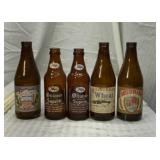 5 Vintage Lager bottles