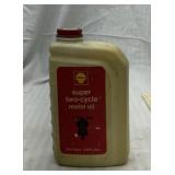 Quart of Super two-cycle motor oil