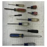 10 Craftsman USA screwdrivers