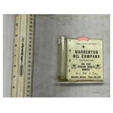 Advertising rain gauge