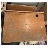 Vintage school desk