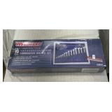 Westward 15 pc metric combo wrench set