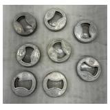 Vintage canning jar lids with glass insert