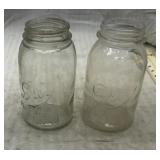 Pair of Drey canning jars