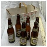 Vintage Stag beer bottles