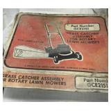 Grass catcher assembly for rotary lawnmower