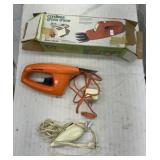 Cordless grass shears and electric scissors