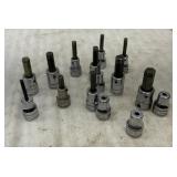 15 Snap-on 3/8 drive allen sockets
