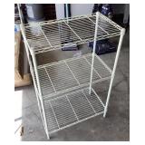 Small metal wire shelf