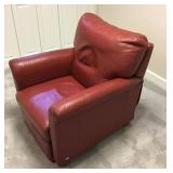 Leather recliner