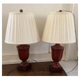 2 table lamps