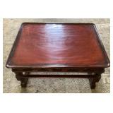 Asian wood coffee table 15 x 20 x 10' tall